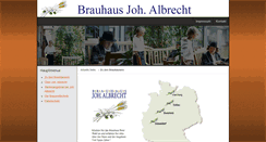 Desktop Screenshot of brauhaus-joh-albrecht.de